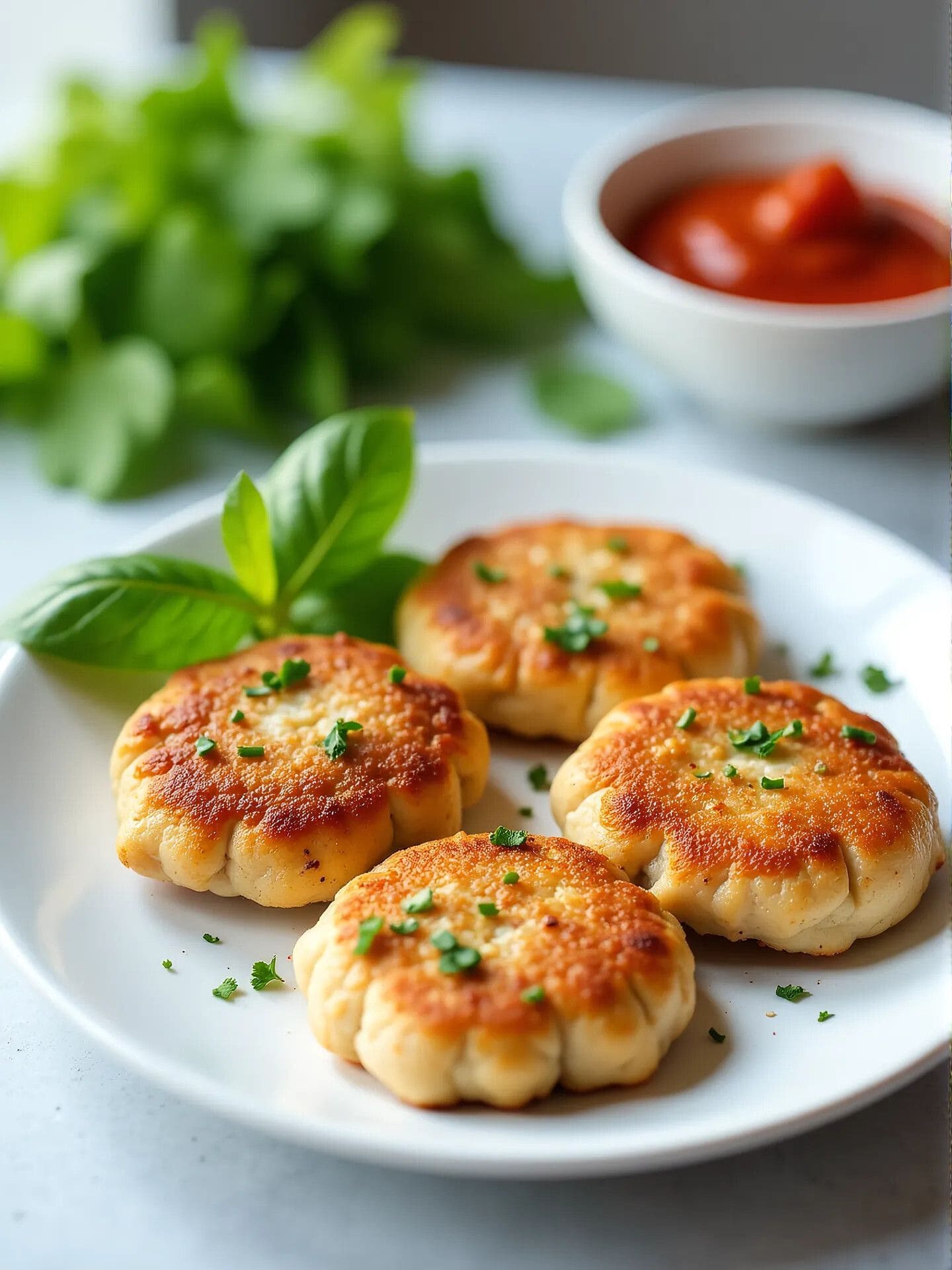 куриные котлетки в микроволновке