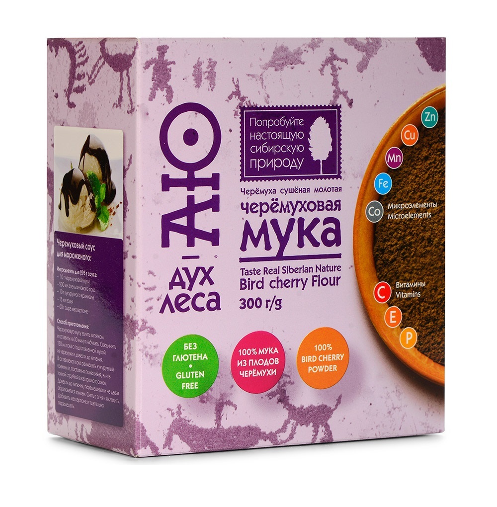 Мука черемуховая 300гр ДухЛеса