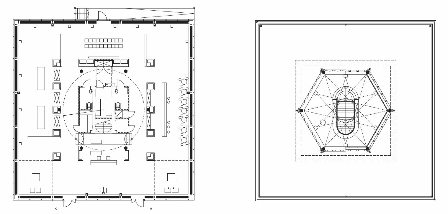 Павильон ВДНХ. Планы этажей