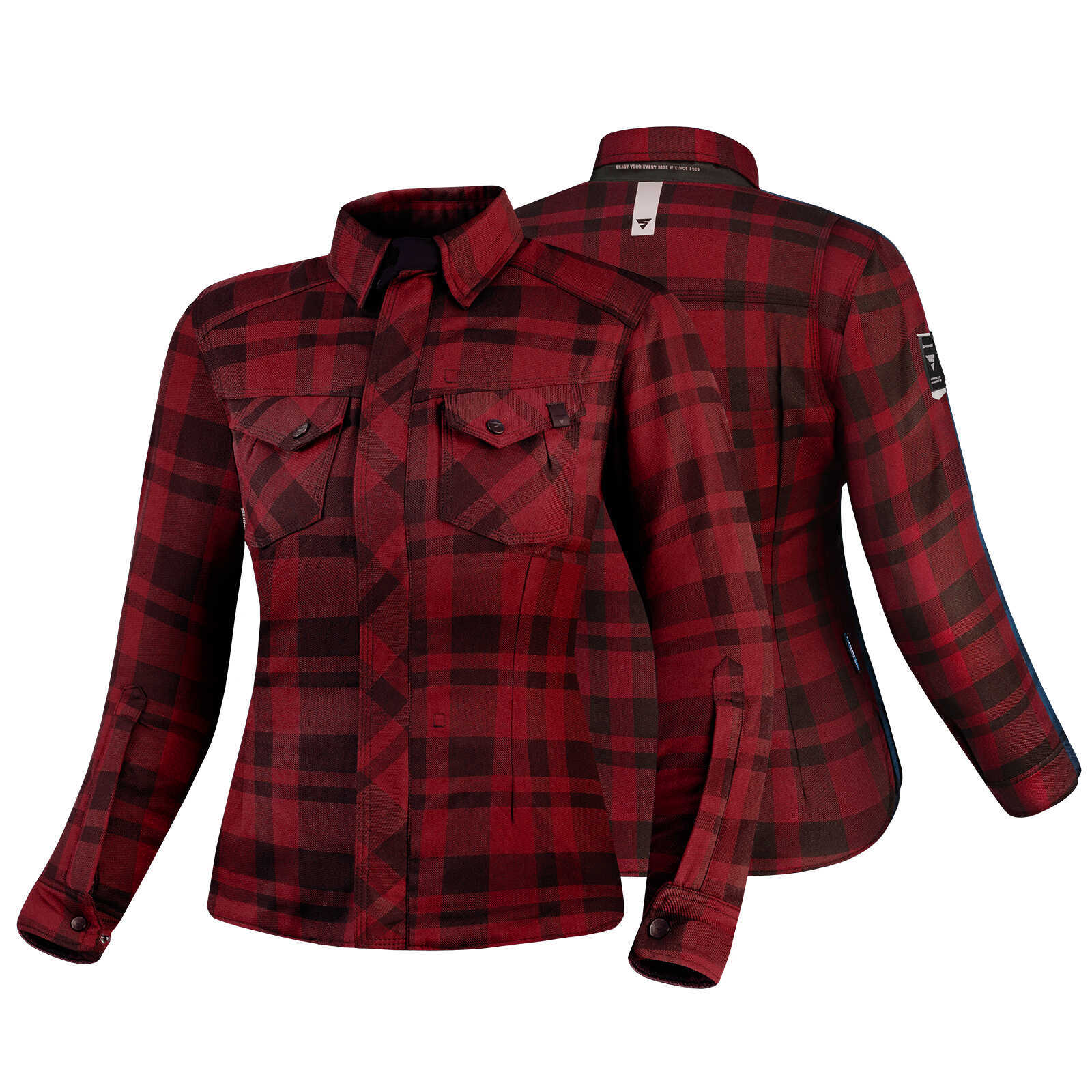 Моторубашка SHIMA Renegade 2 Lady Red, красный — примерка в магазине на Лиговском