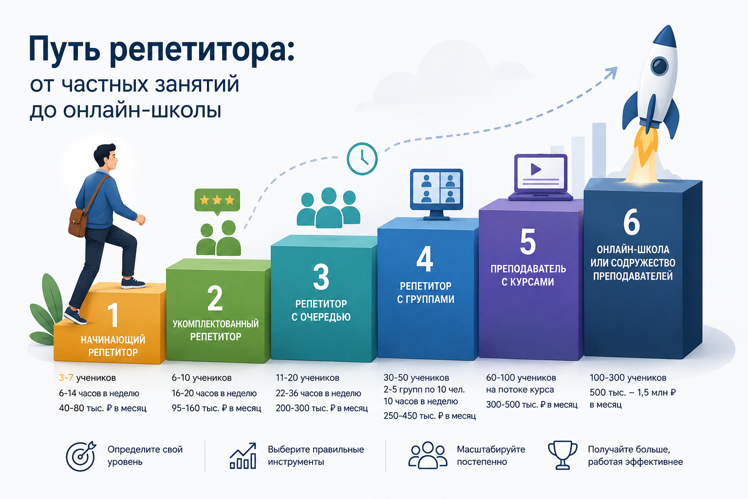 Масштабирование репетитора