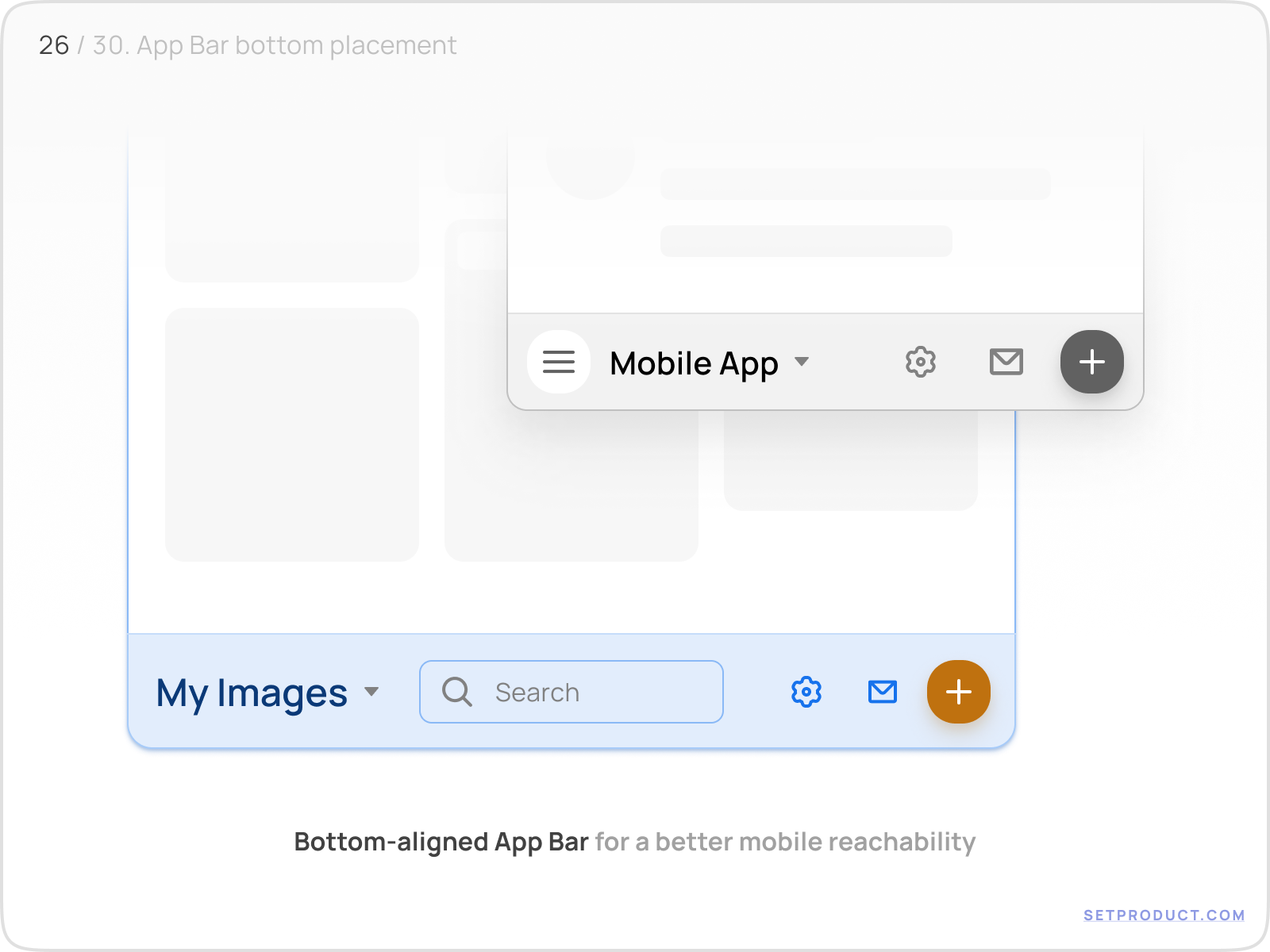 Nav Bar UI design exploration — anatomy, usecases, states, templates