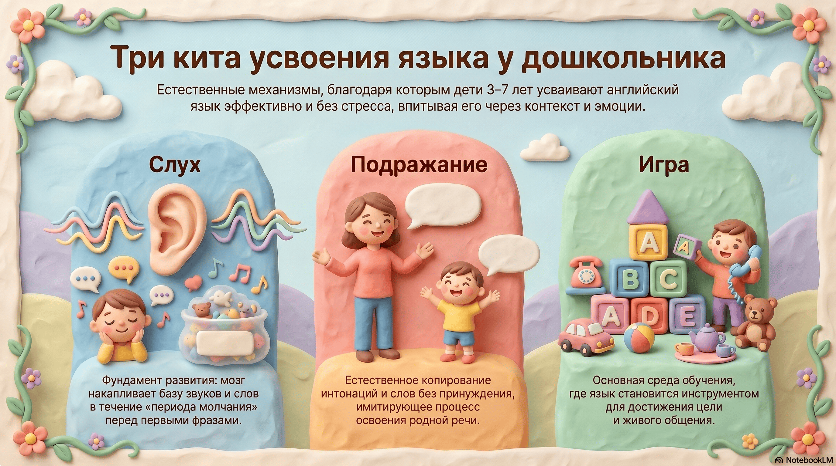 Как мозг ребёнка 3–7 лет усваивает второй язык