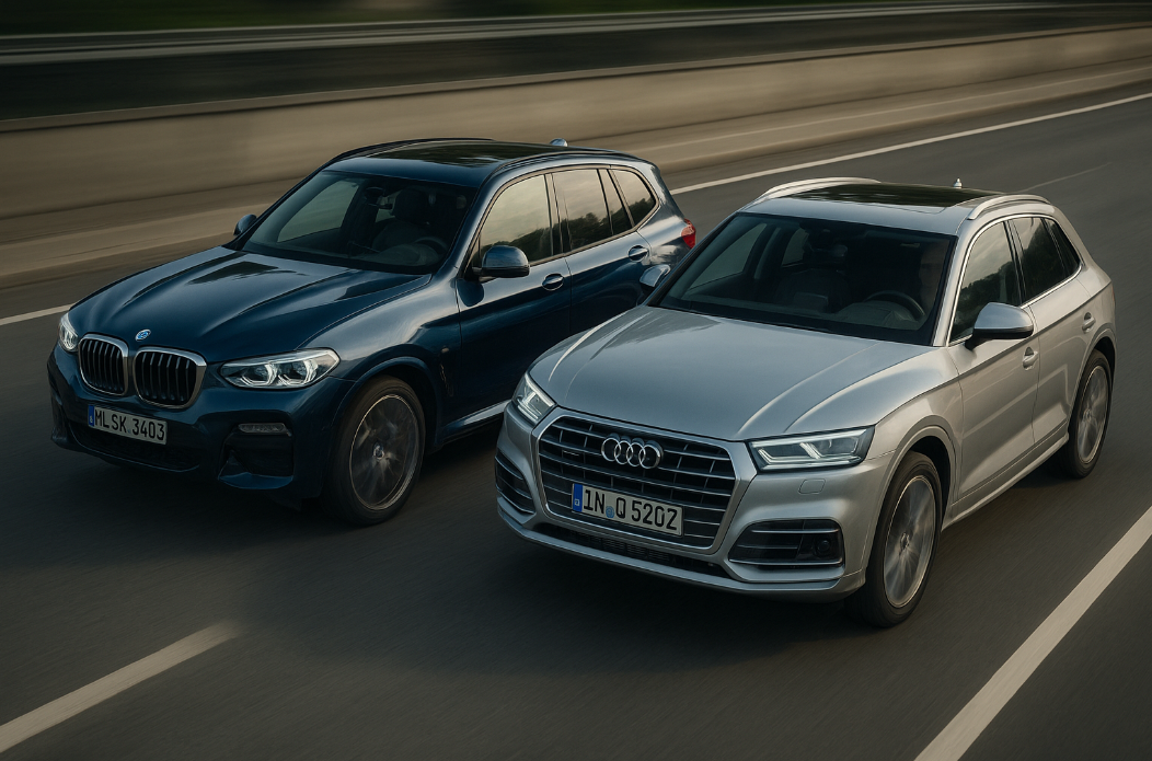 BMW X3 или Audi Q5: аренда премиальных кроссоверов — что удобнее для города в 2025 году?