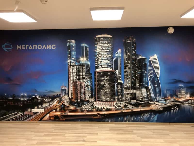 Интерьерная печать на стену