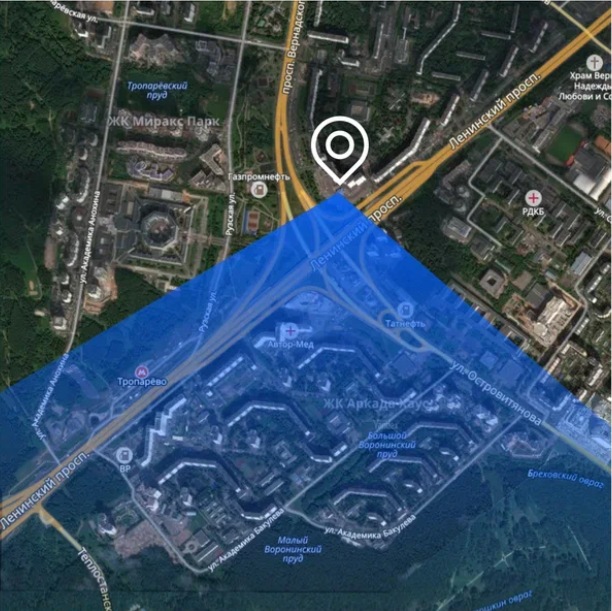 Москва, Ленинский проспект, 158 ГК "Салют"