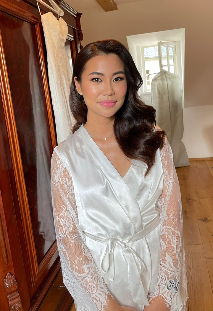 Asian bridal makeup Prague