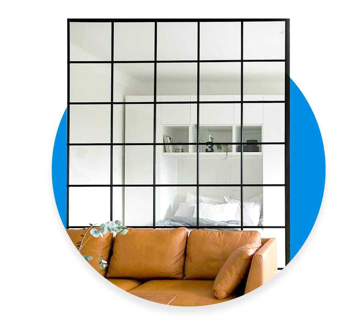 Стационарная межкомнатная перегородка