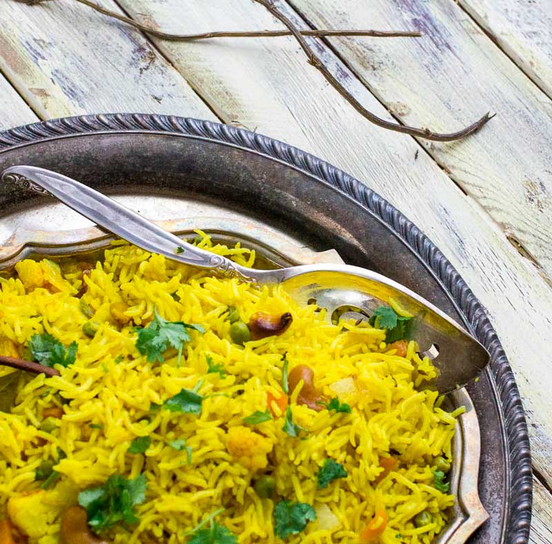 Жёлтый индийский рис