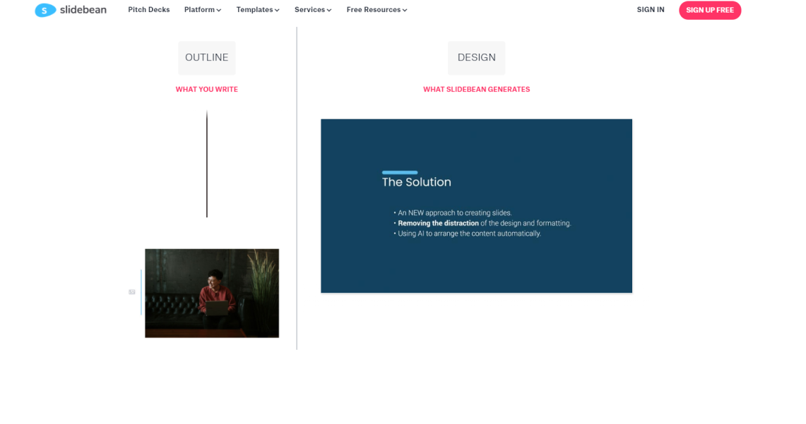 режимы работы Slidebean