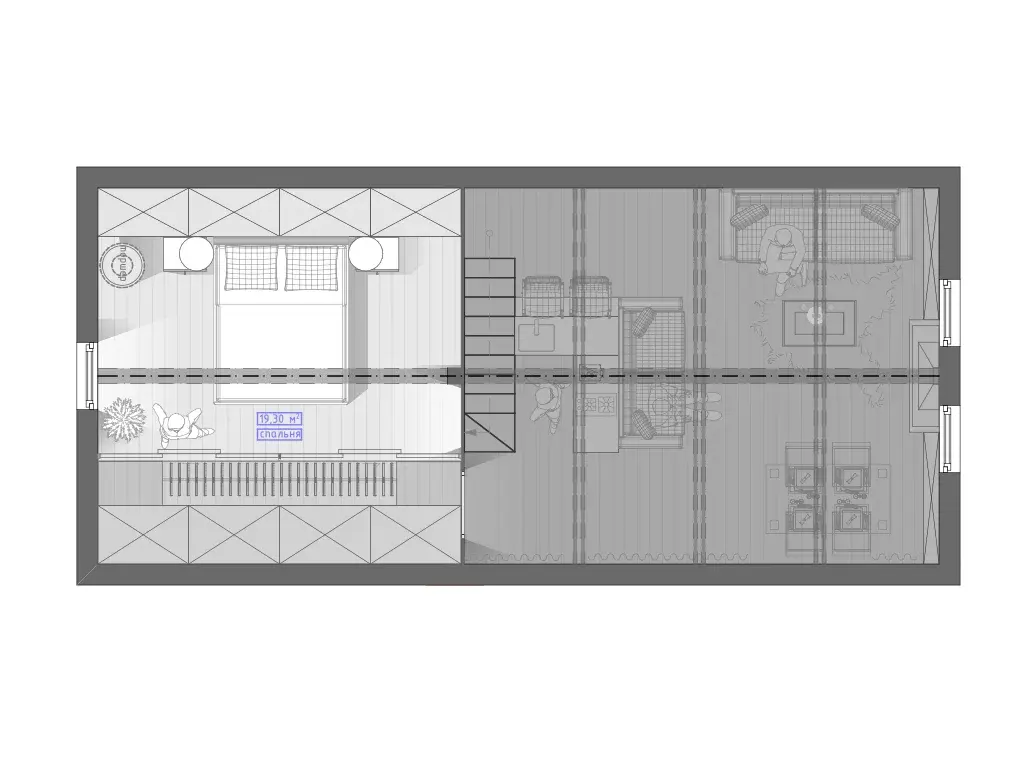 Планировка 2 этаж