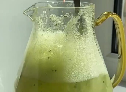 Приготовление лимонада с киви и лимоном: шаг 6