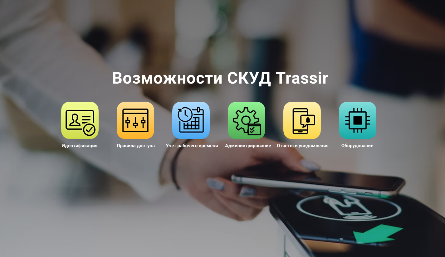 Возможности СКУД TRASSIR