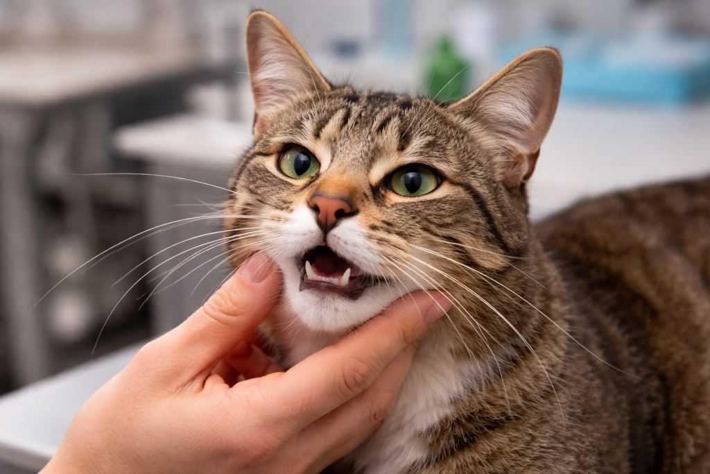 Почему у кошки появляется неприятный запах