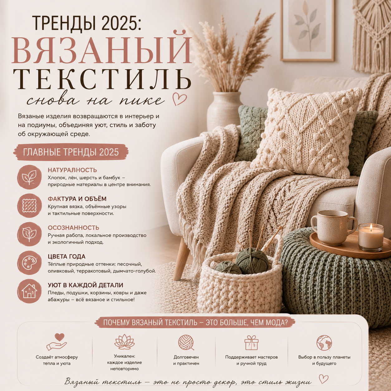 Тренды в дизайне интерьера 2025 - ресурс Я НАЙДУ
