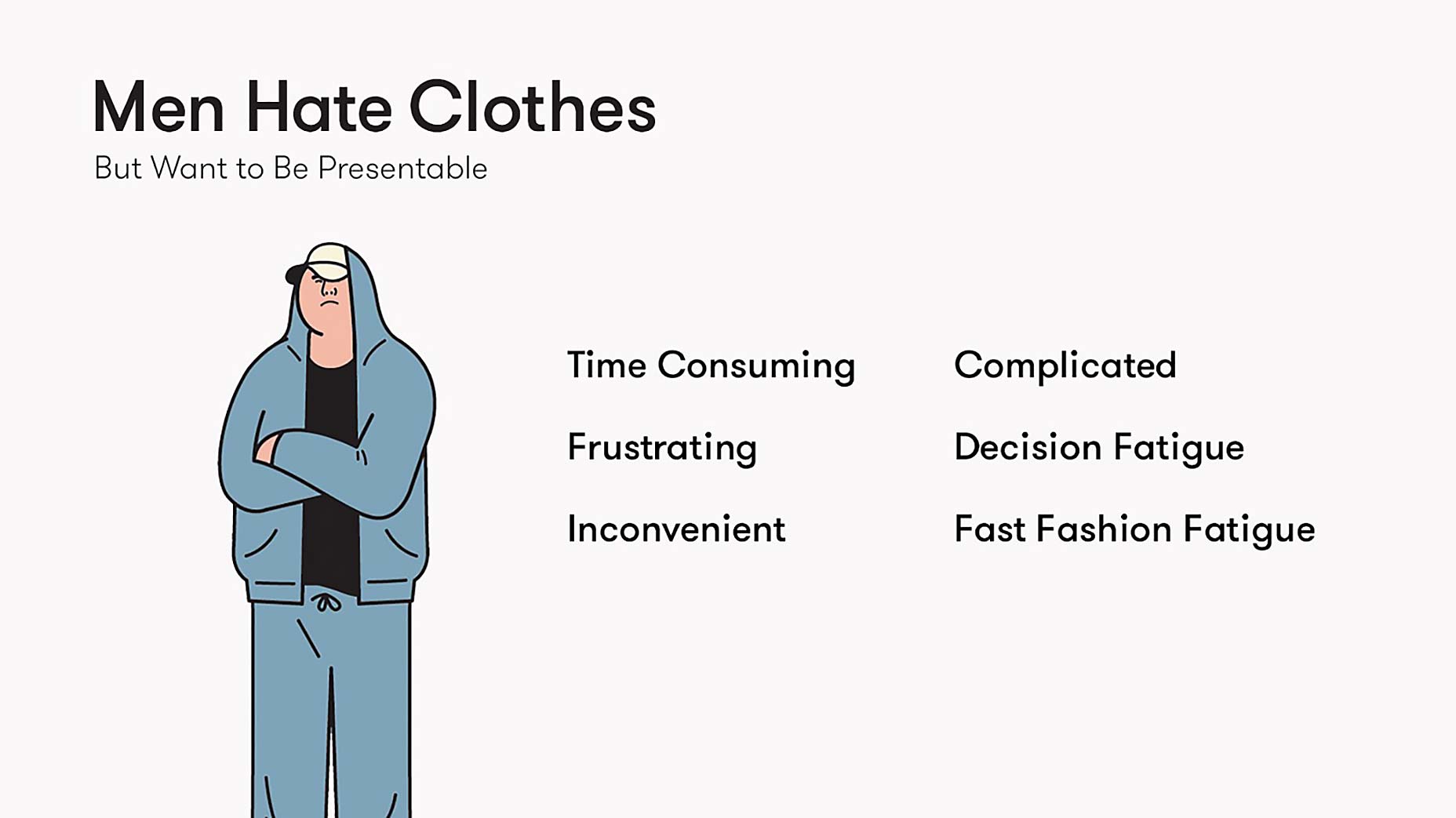 слайд с иллюстрацией мужчины в капюшоне