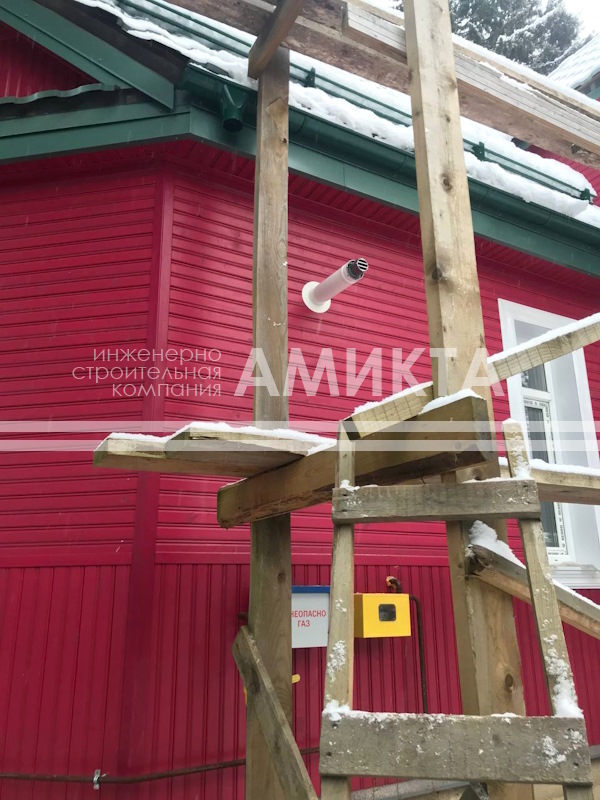 Коаксиальный дымоход газового котла