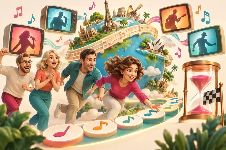 Тематическая иллюстрация к игре МУЗЫКАЛЬНАЯ ПЛАНЕТА
