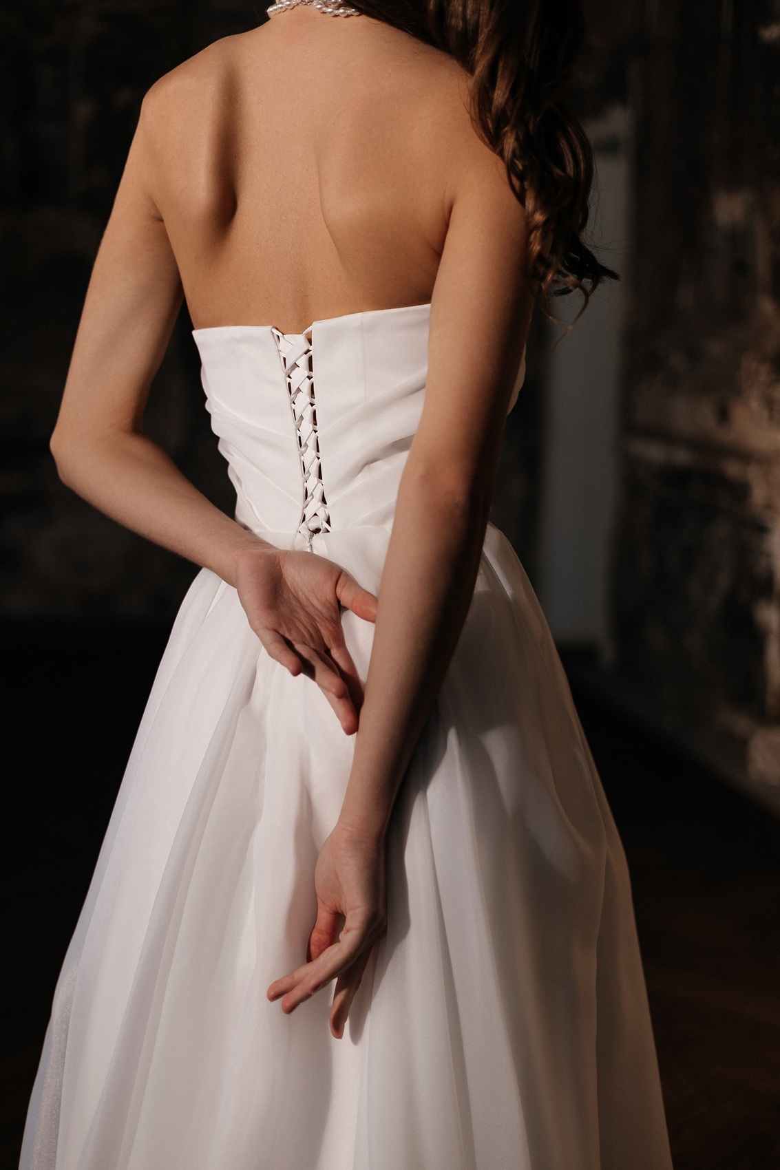 платье свадебное стильное лаконичное