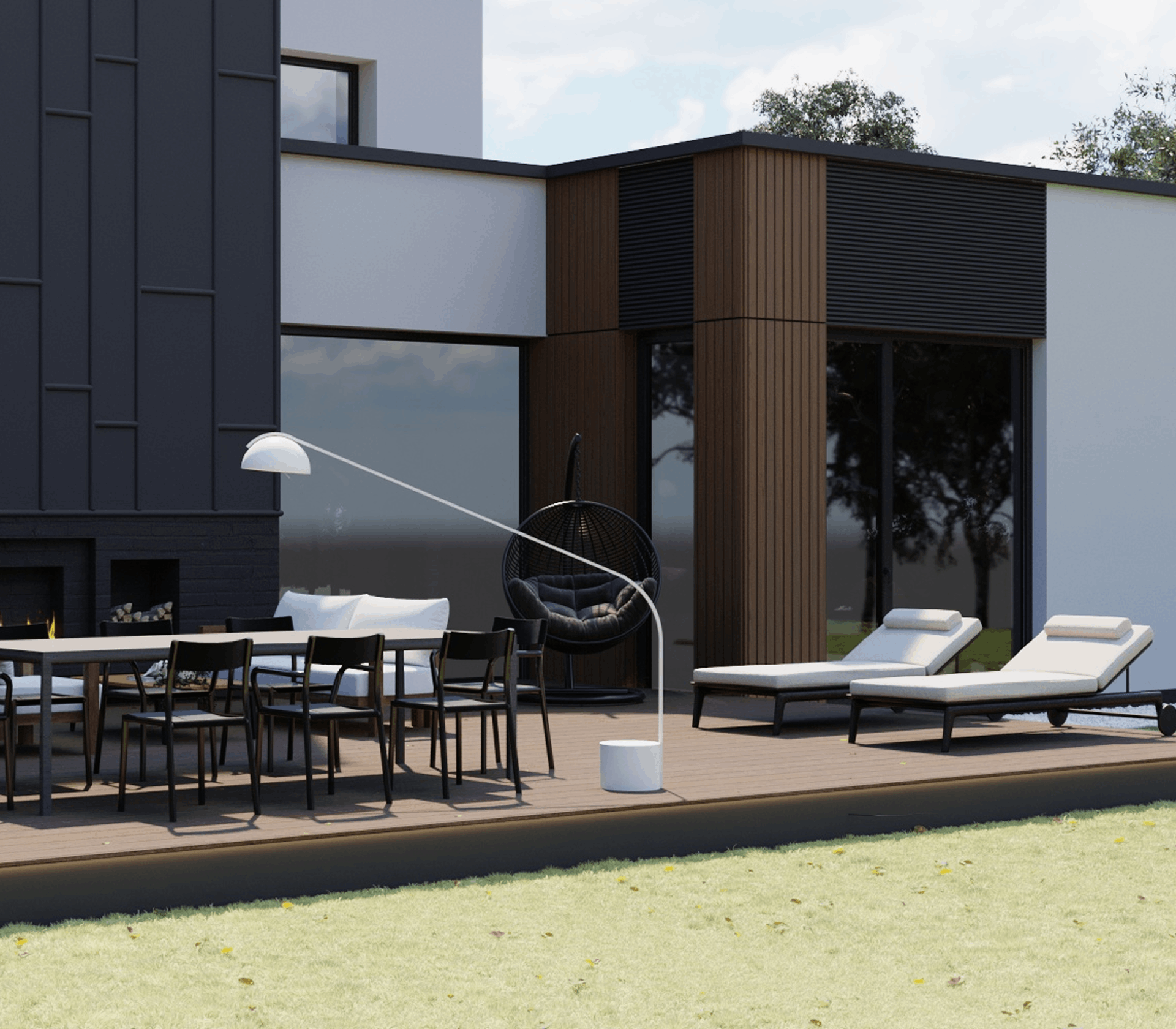 терраса в частном доме дизайн фото