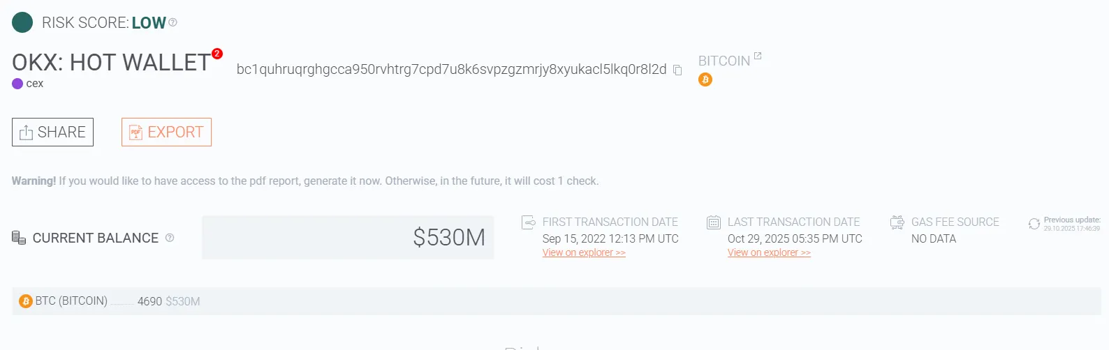 We will tell you exactly which services and tools are used for investigation