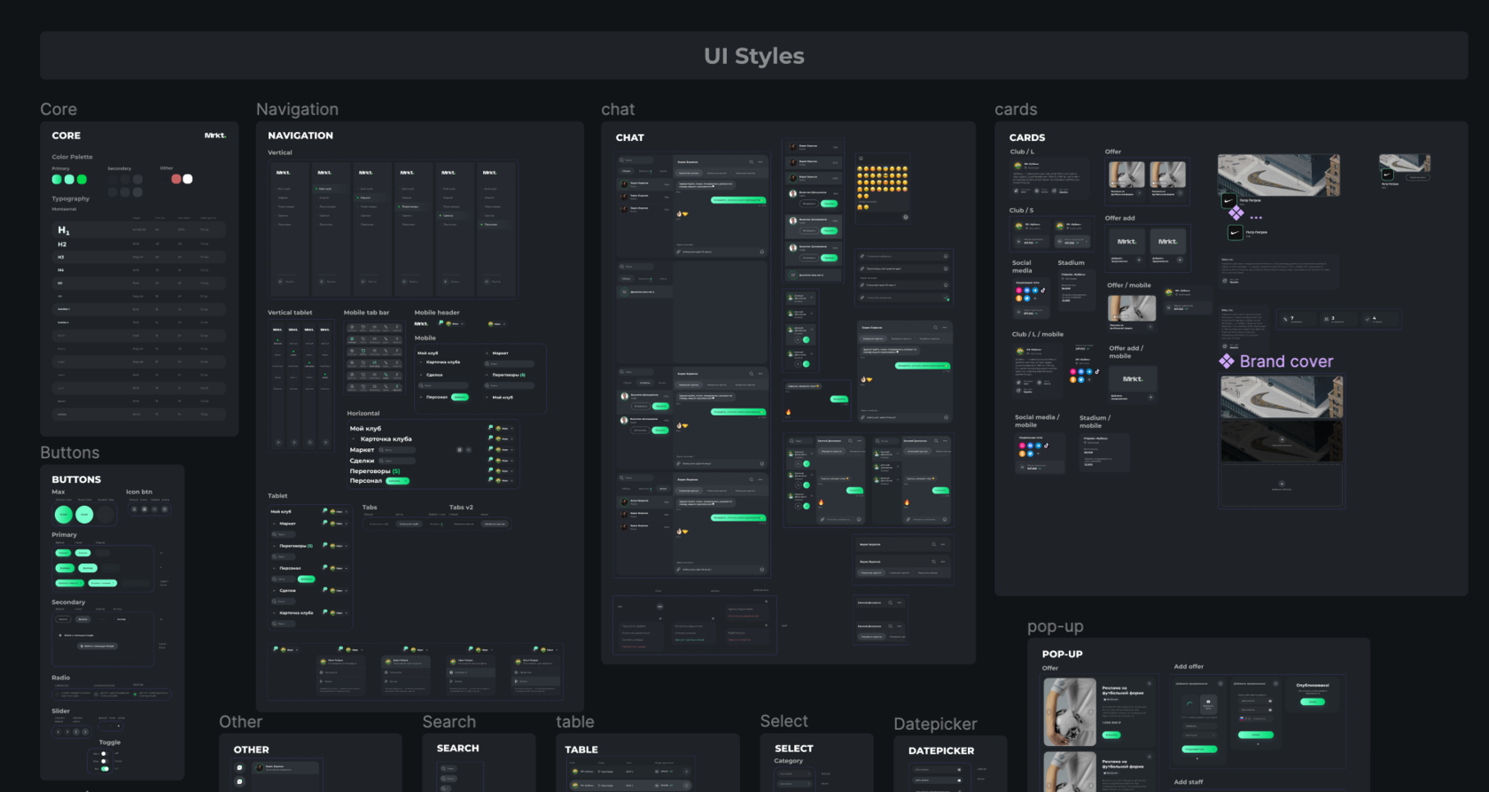 частичка от брендбука с логотипом
