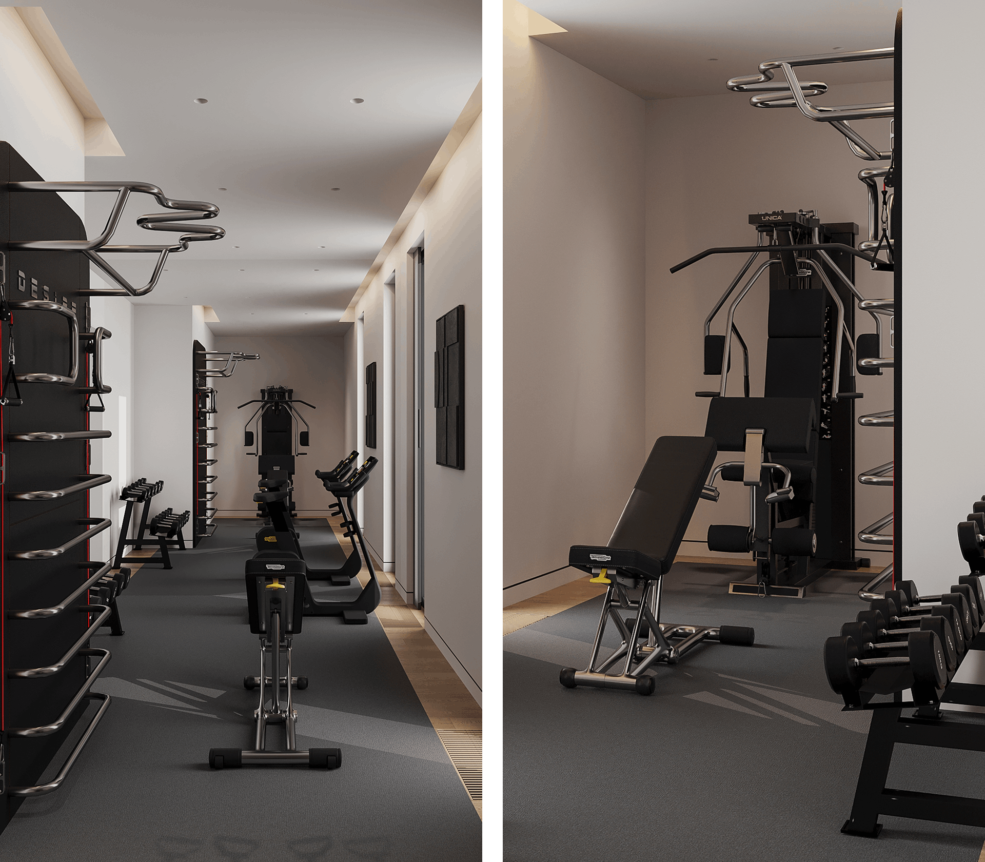 дизайн тренажерного зала в частном доме