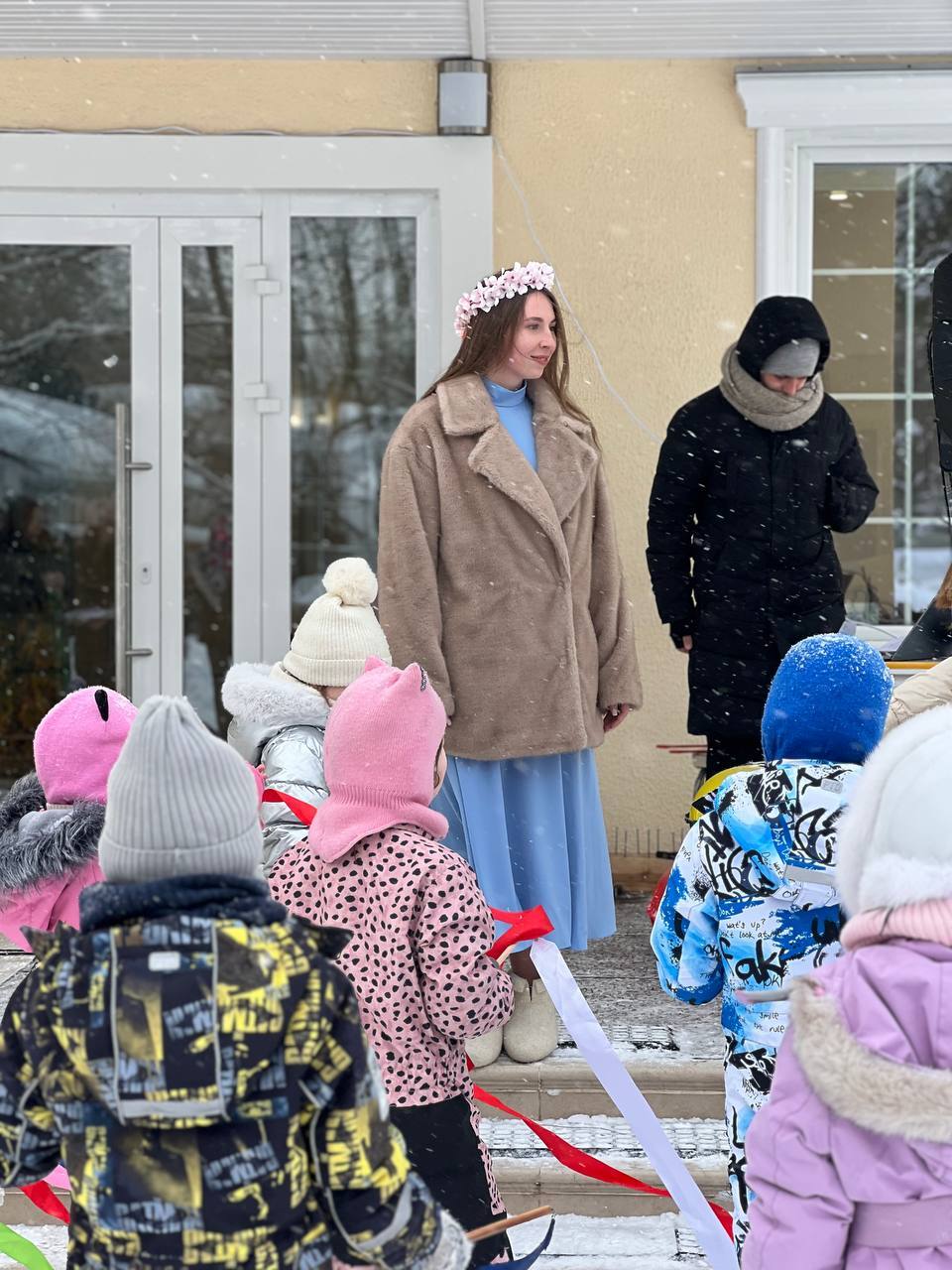 Жирникова Татьяна Павловна на зимнем празднике