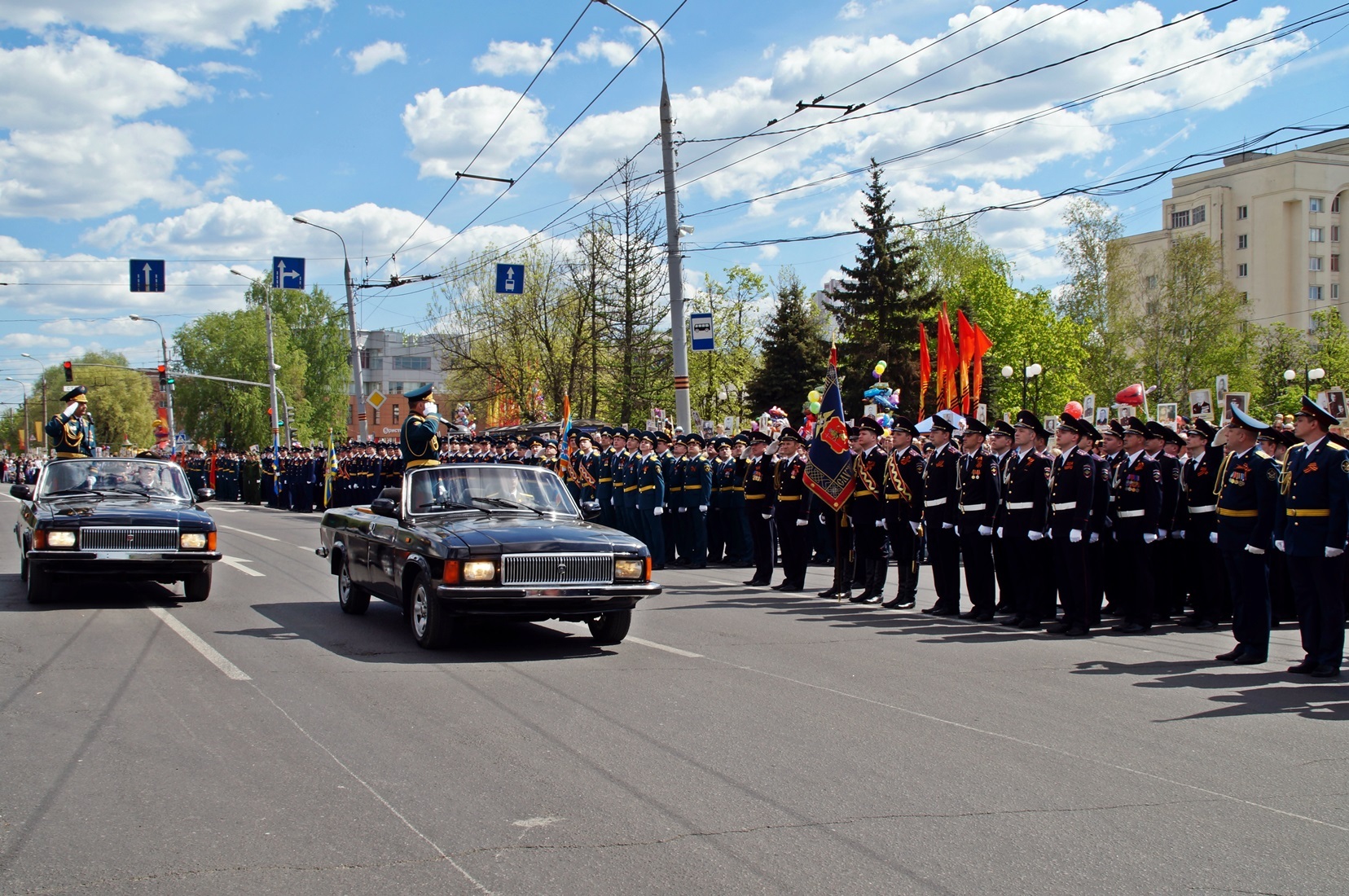 Фото с парада во владимире