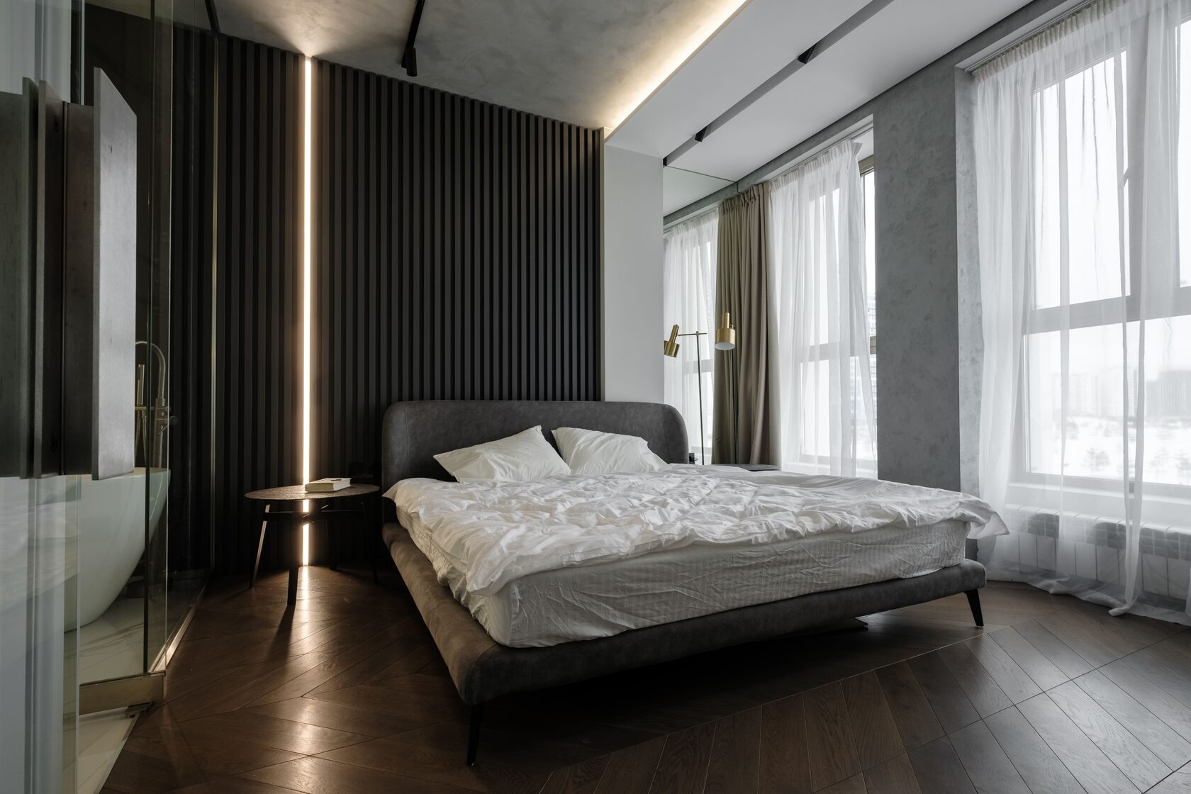 Жилой интерьер в ЖК Golden City 90 м2 | Petrov Design