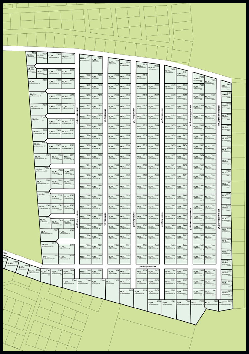Схема расположения земельных участков