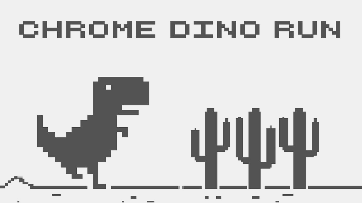 Игра динозавр хром