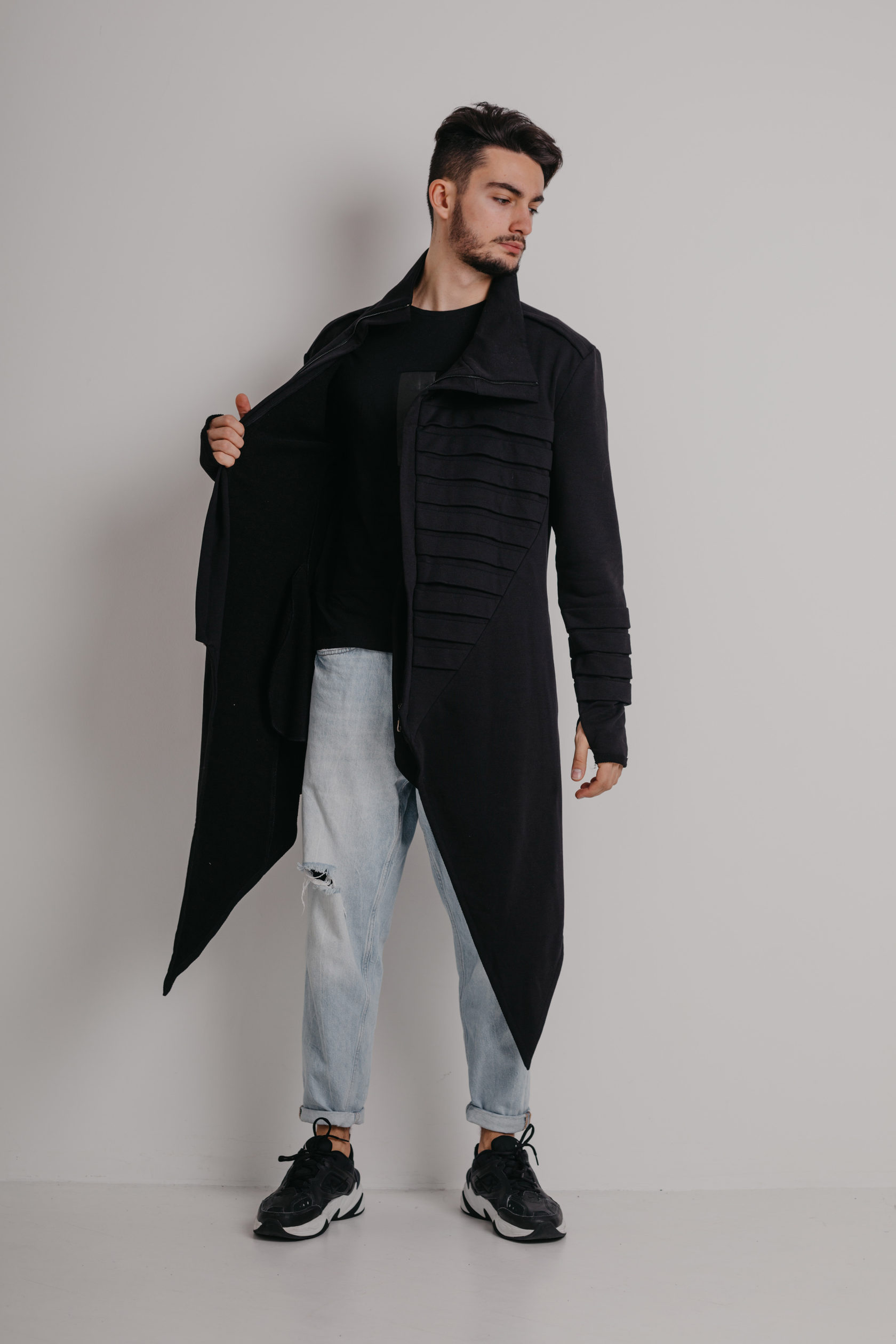 Фрак мужской УНИКАЛЬНЫЙ черный - L - Черный