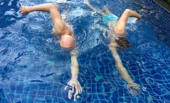 Техника плавания кролем. Обучение плаванию. 