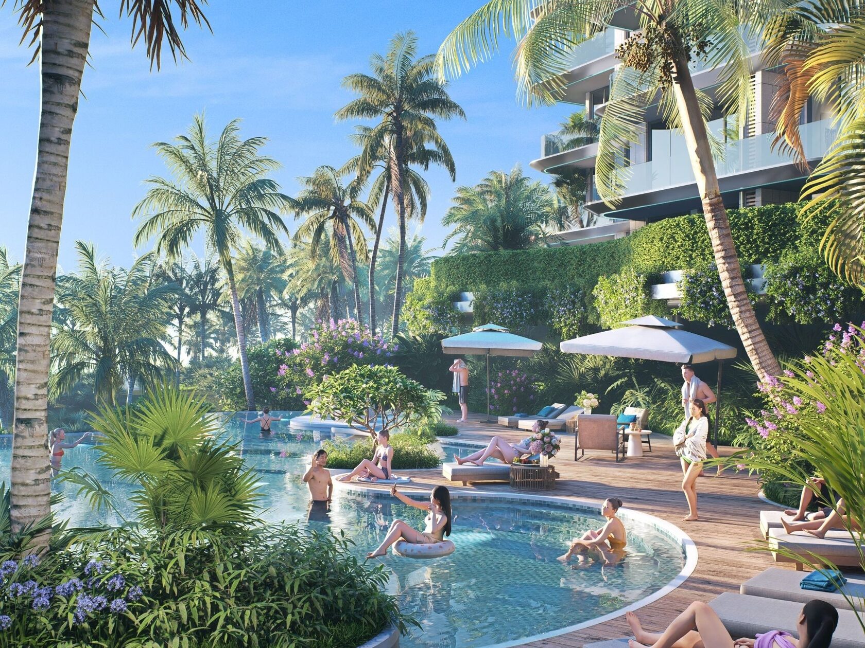 Thailand resort pool