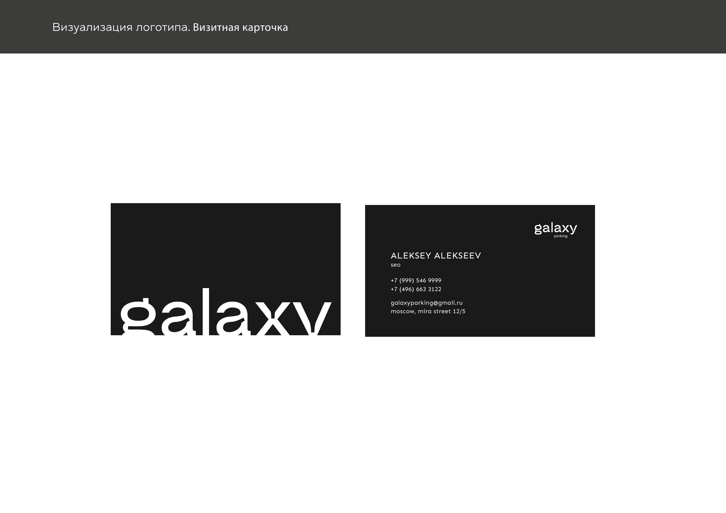 Galaxy Parking: визитная карточка
