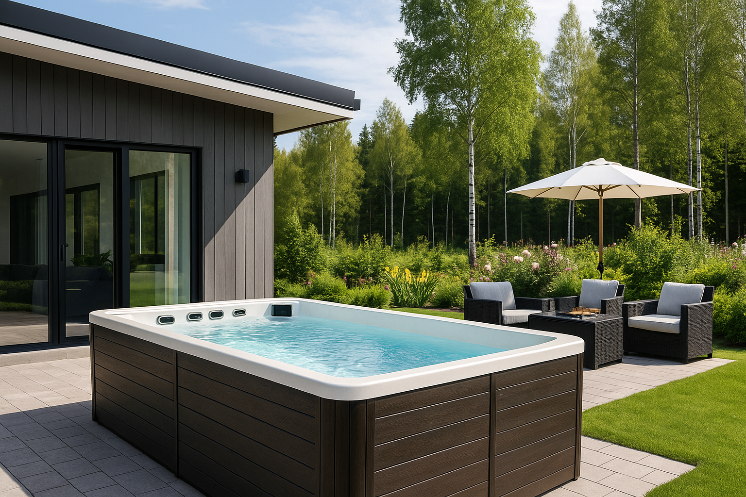 Плавательный СПА бассейн Joyee Podol