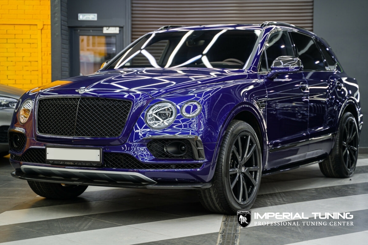 Bentley Bentayga Blue carbon — обвес Imperial Tuning