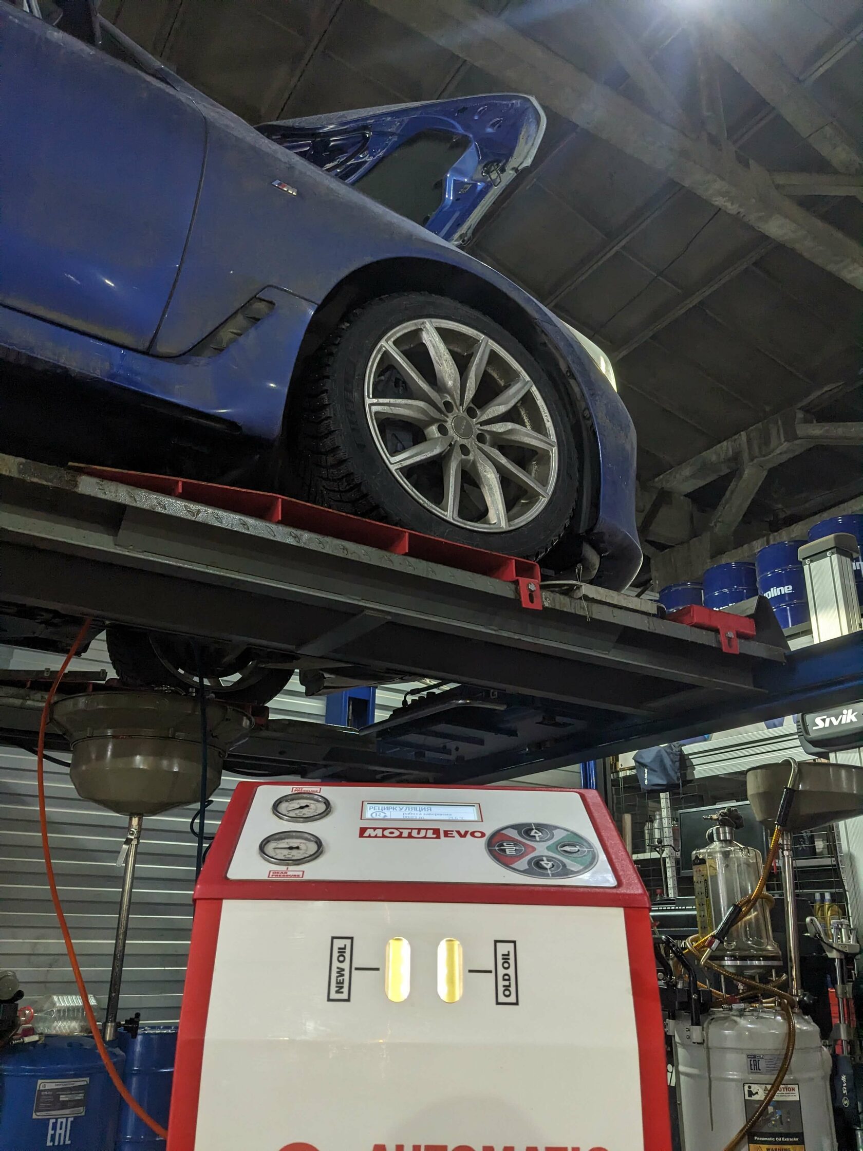 Результат обслуживания АКПП в Motul Team