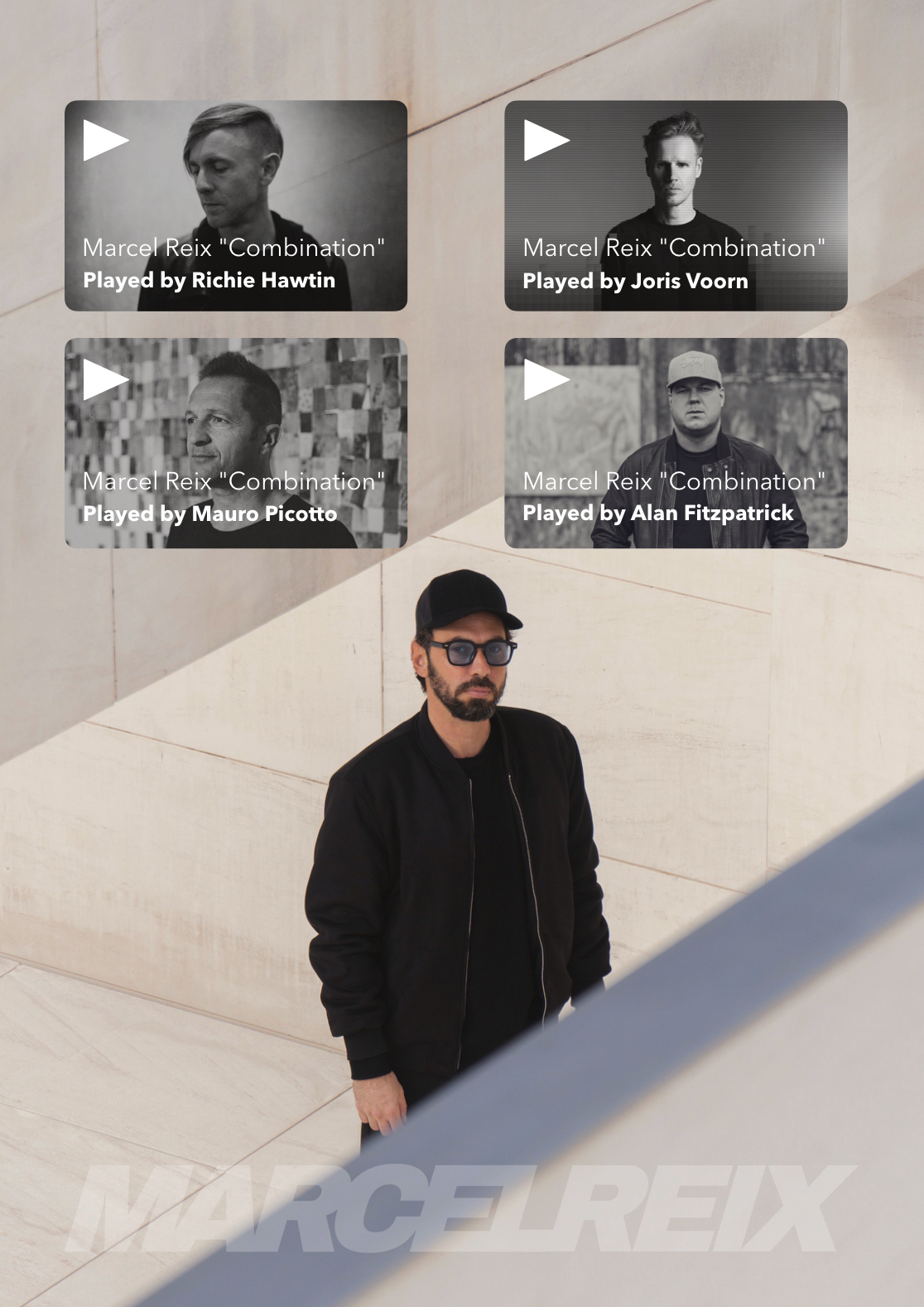 Marcel Reix EPK Press kit 2025 Support Page