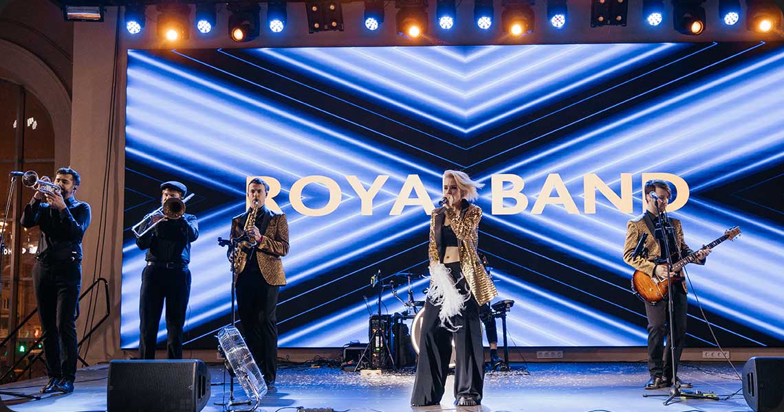 выступление группы на корпоративе