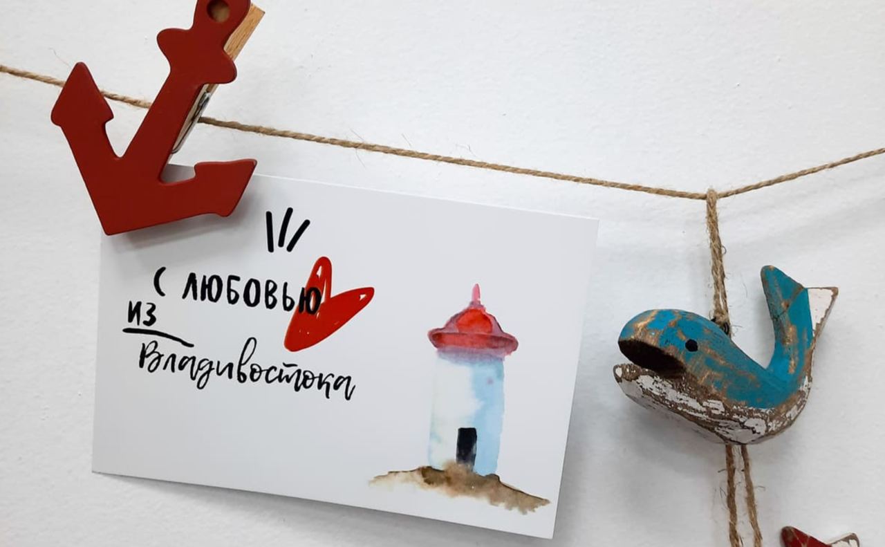 Открытки, сувенирный магазин Якорь