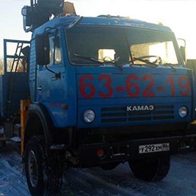 Автомобиль Камаз с краном-манипулятором (гп 8 т)