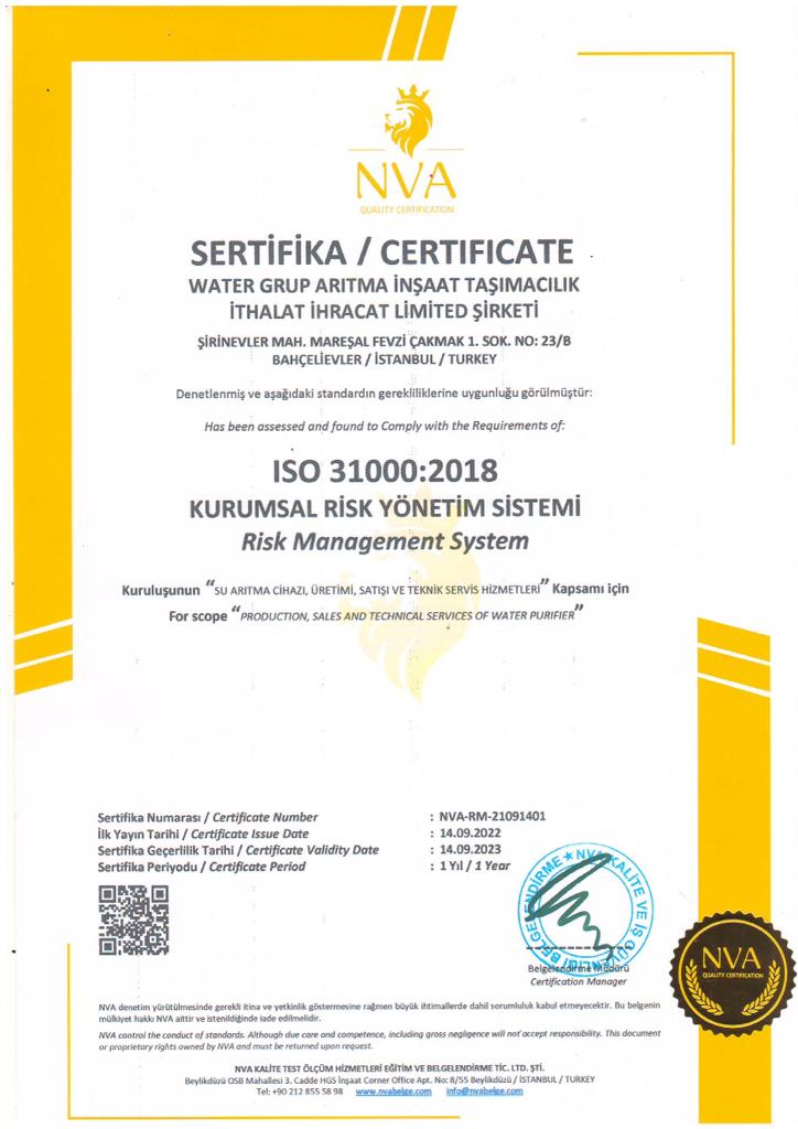 Bakservis certificate 3