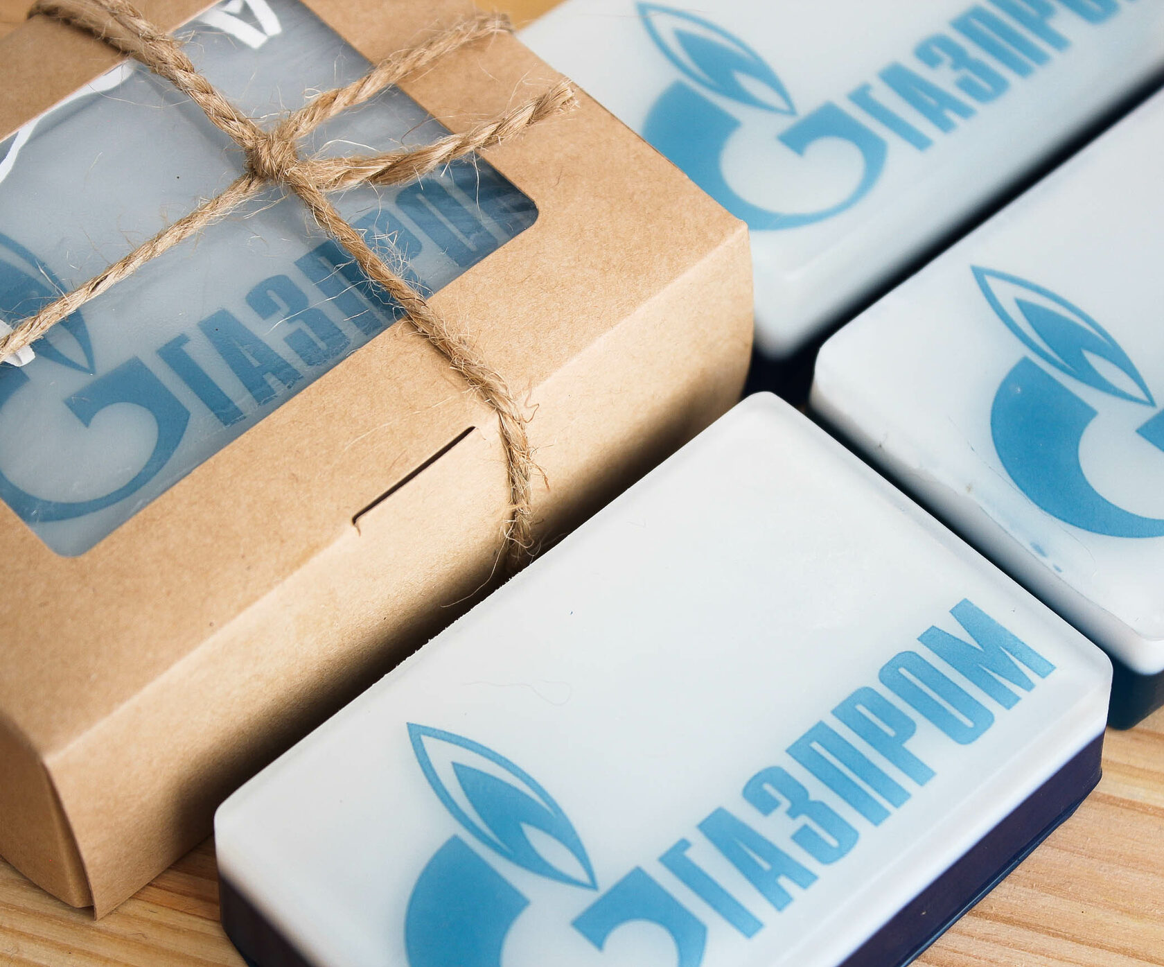 Мыло с логотипом на заказ