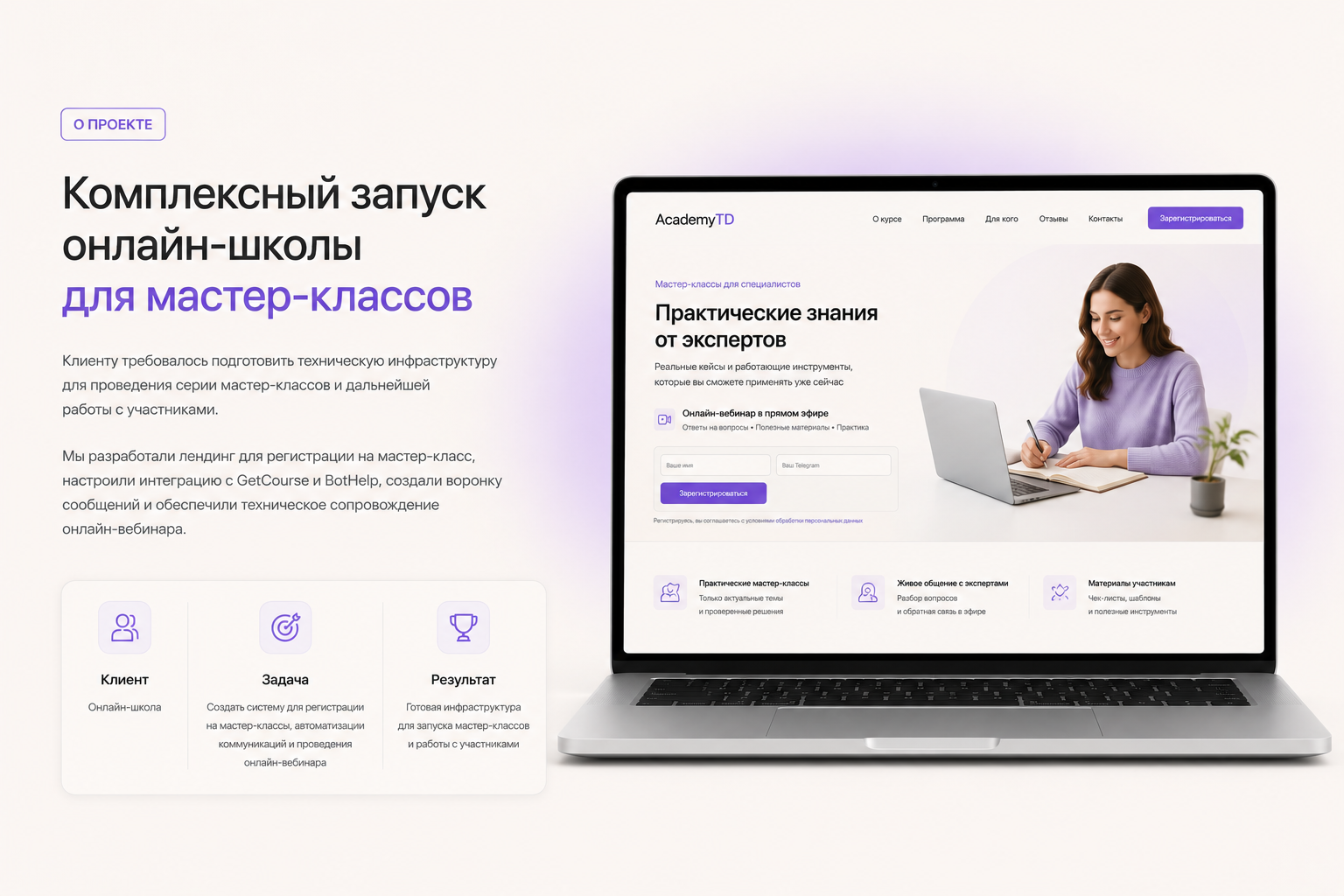 Описание проекта AcademyTD