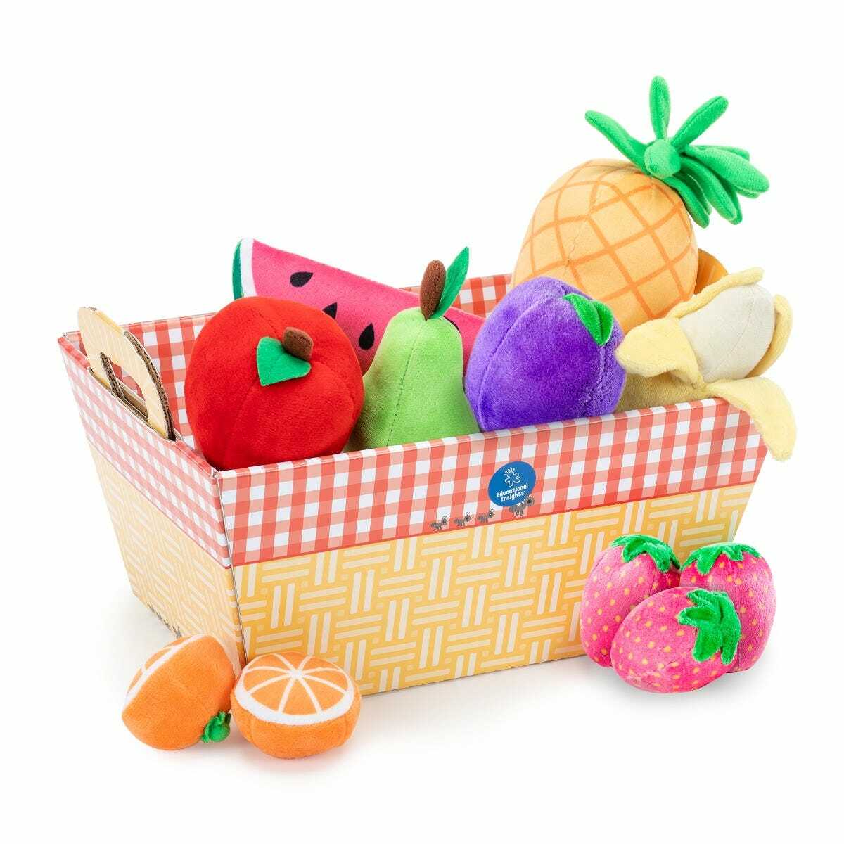 Фруктовый 12 1. Набор фруктов. Learning resources корзина с фруктами. Текстильные фрукты. Plush игровой набор фрукты.
