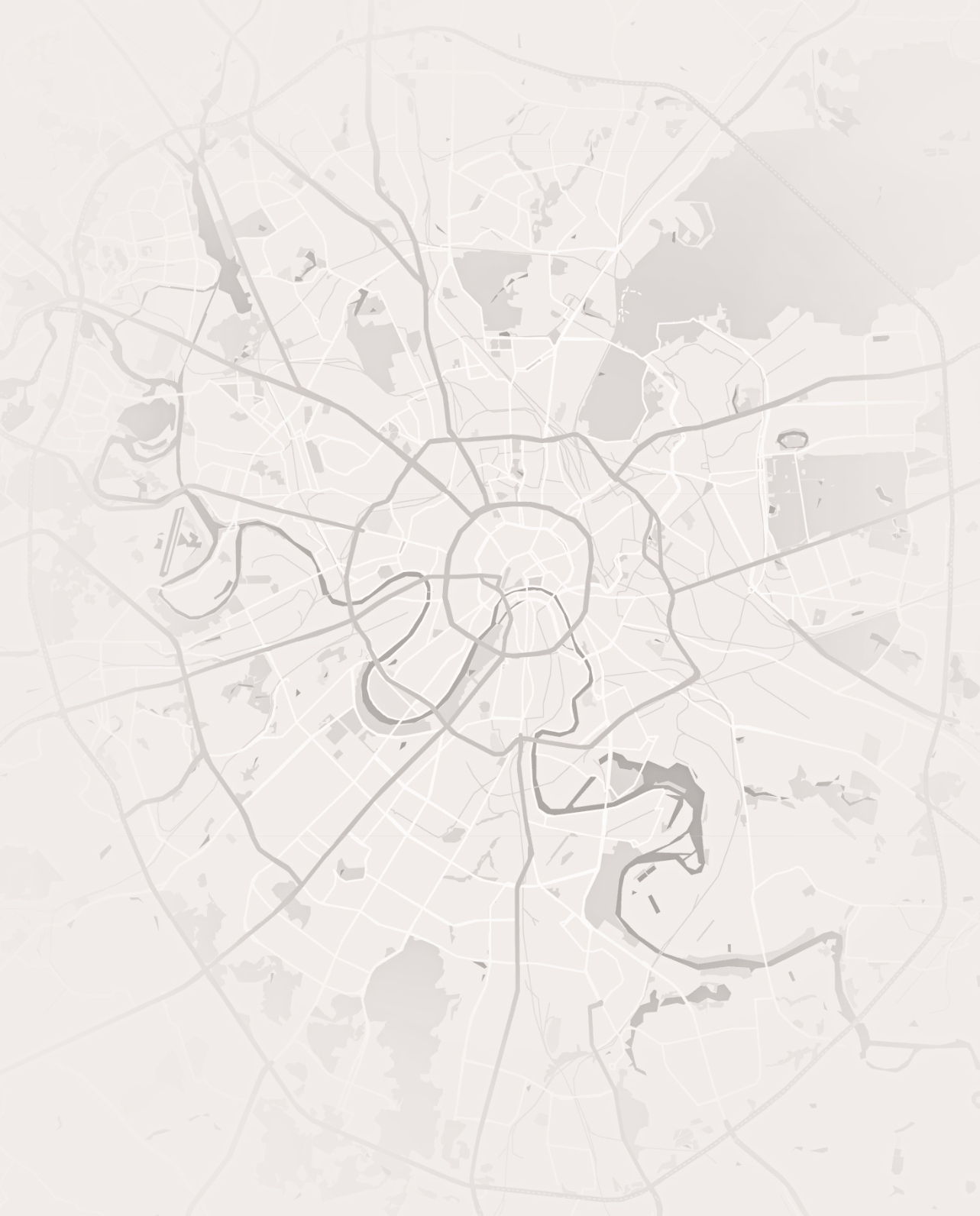 Карта Москвы