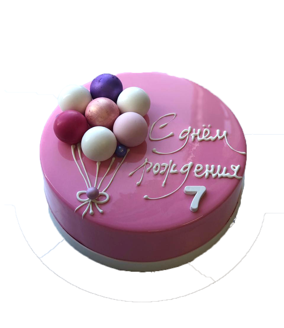 Торт с шоколадными шарами