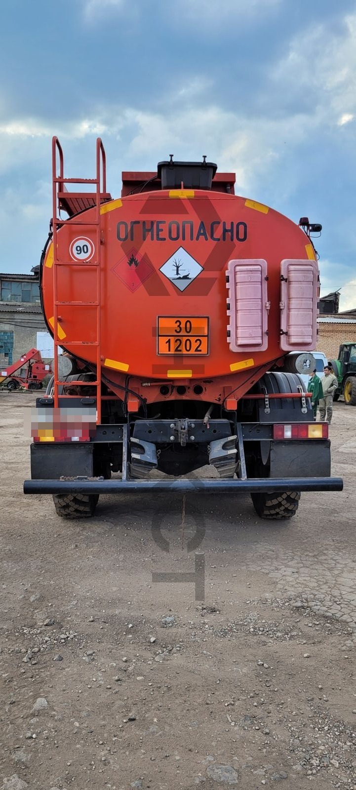 Оформление удлинения рамы бензовоз 583100